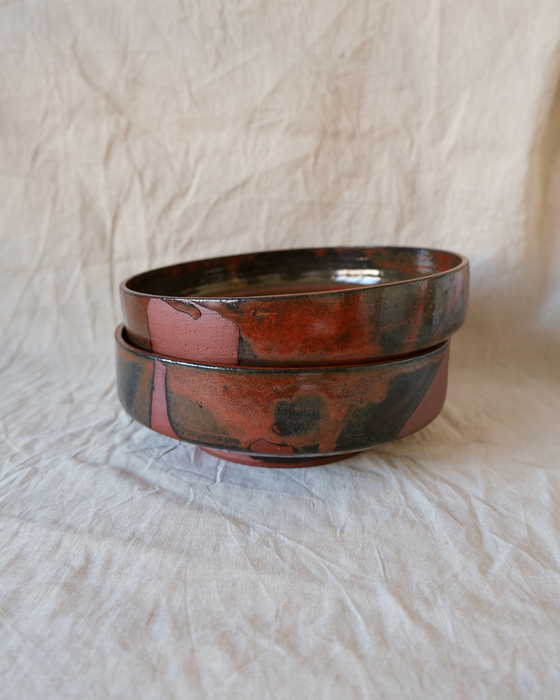 serving plate - iron red (wip)