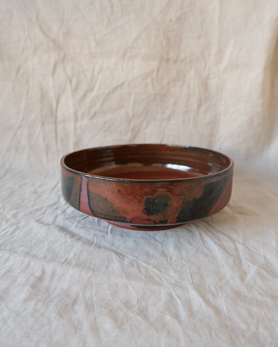serving plate - iron red (wip)
