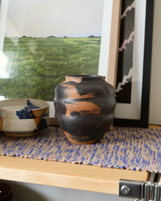 small vase - scorched